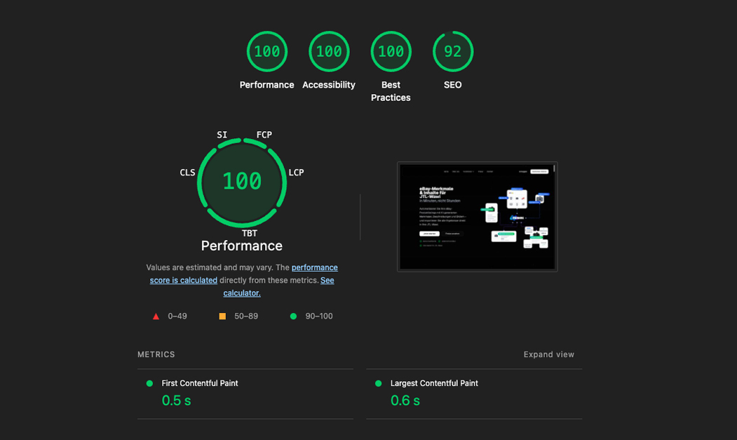 Feinschliff & Optimierung
